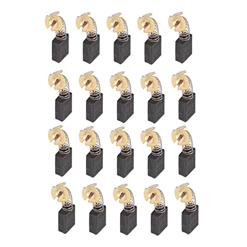 Elektrische motorkoolborstel, koolstofborstel Vervanging Koper 6 x 13 x 17mm Lange levensduur 20 stuks Eenvoudige installatie voor handboor