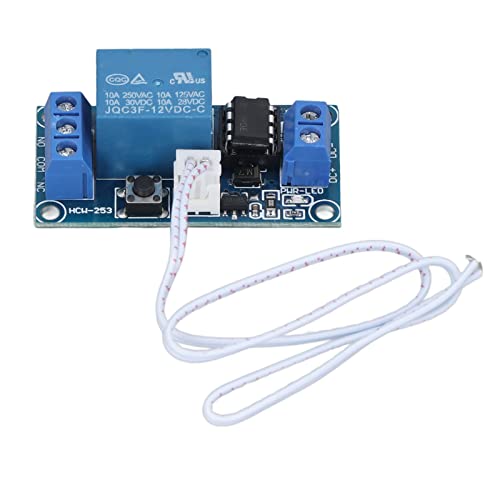Bistable Relay Module Bistable Self Closing Switch Flip-flop Relay Module SCM Control Relay Card met Reverse Prevention Electronic Relay(12V) 3