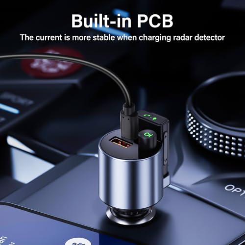 USB-C Plug naar RJ11 Plug Cable, Power Cable voor Radar Detector, Vervangingskabel voor Radar Detector, 5V tot 12V, Amplification Adapter Kabel - 15 m