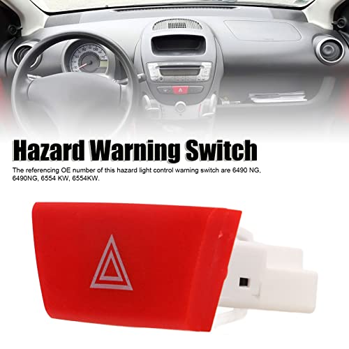 Alarmlichtschakelaar, 6490 NG controleknop autovervanging voor 107 2005-2014 OE 6490NG 4