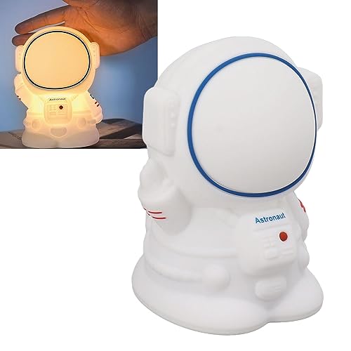 Astronaut Nachtlicht Zacht Waterdicht Siliconen Nachtlicht USB Oplaadbaar Nachtlampje voor Slaapkamer Slaapzaal Camping Spaceman Nacht Licht Nachtlampje voor kinderen 4