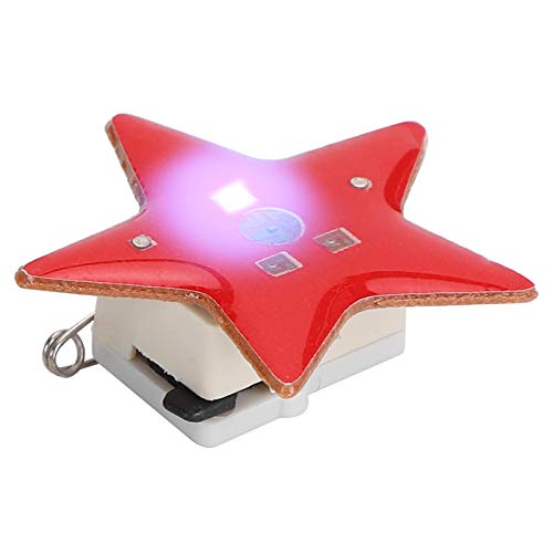 25 stuks Five-pointed Star Shaped LED Brooch, leuke LED Pin Badge voor DIY Kleding Decoratie Partij Supplies, standaard
