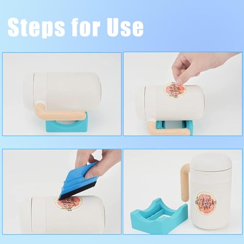 Siliconen bekerhouder, Non-Slip Cup houder, Siliconen Non-Slip Cup houder, Geschikt voor vele beker maten, met vilten rand Scraper 4