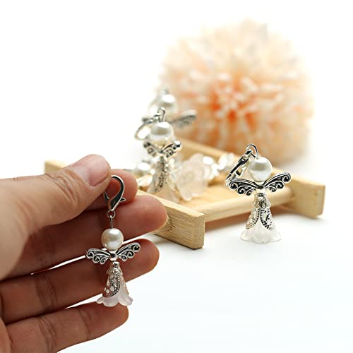 Gast geschenken doop huwelijk beschermengel sleutelhanger geluk charme hoefijzer geschenken communie feest souvenir 3