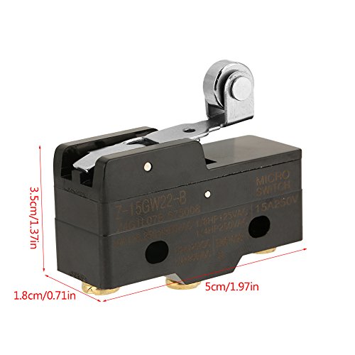 Micro Switch, 10st Z-15GW22-B Momentary Limit Micro Switch Snap Action Switches 5