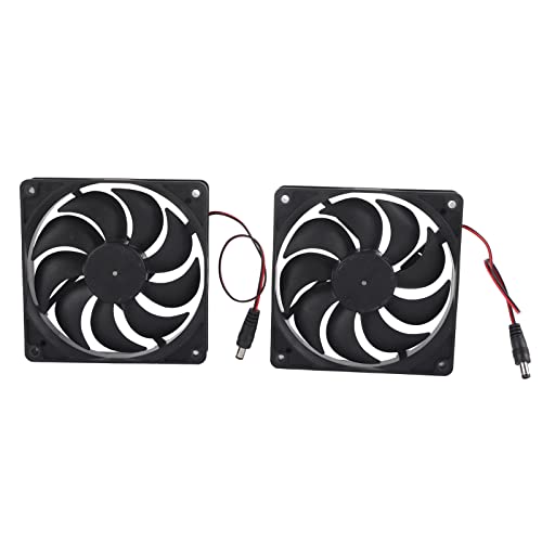 10W 12V Zonnepaneelventilator Kit, Waterproof Solar Panel Powered Double Fan met 2m Kabel, Portable Outdoor Ventilator Uitlaat Ventilator voor kip Coops, Greenhouse 5