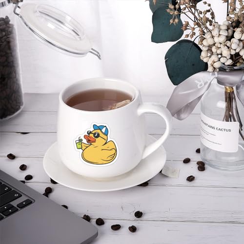 Duck Sticker set Stickers voor tieners Volwassenen 50 stuks Duck Waterproof Vinylstickers Automotor Fiets Skateboard Snowboard Bagage Laptop Koffer Helm Motorfiets Computer 5