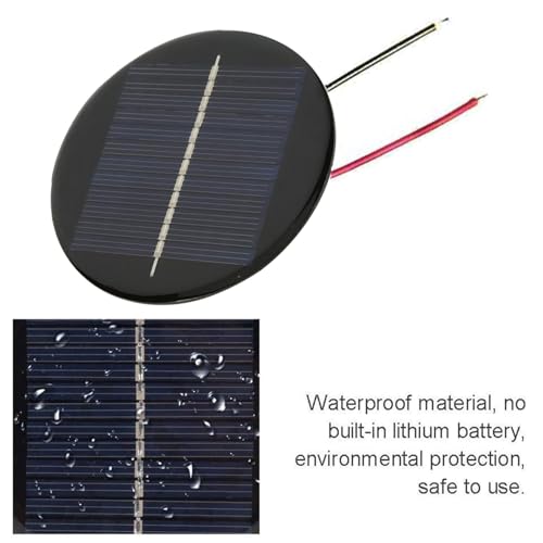4 stuks 6 V 0,5 W 80 mm mini-zonnepanel, epoxyharsmodule, droogbaar zonnepanelen voor zonne-energie, thuis, doe-het-zelf, wetenschapsprojecten, speelgoed, oplader 3