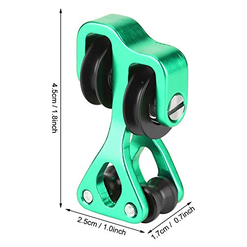 Kabelglijbaan Boogschieten Compoundboog Van Aluminiumlegering String Splitter Roller Glide (Green)-Samengestelde Boegkabel Glijbaan 5