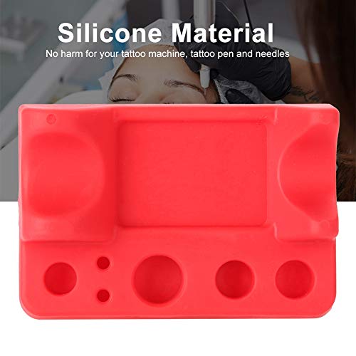 Inkt bekerhouder, Pigment houder, Tattoo bekerhouder met Pigment inkthouder Tattoo Machinehouder Standaard gestructureerd met cirkels van verschillende maten voor tattoo houden