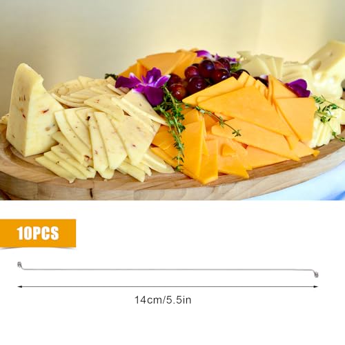 10 st. Piece Cheese Snijdraad, 14cm Vervangdraad voor Kaassnipperkaas Snijdraad voor het snijden van Zachte Kaas, Pates