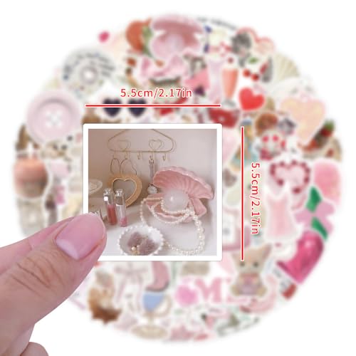 Coquette 100 stuks Sticker Set voor tieners Volwassenen Waterdicht Vinyl voor automotor Fiets Skateboard Snowboard Bagage Laptop Koffer Helm Motorfiets Computer