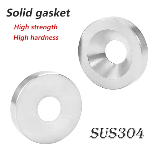 Verpakking van 20 Roestvrij stalen ringen Countersunk ringen M6 x 20 x 4mm Countersunk Hoofdringen Sluitringen voor verzonken schroeven 3