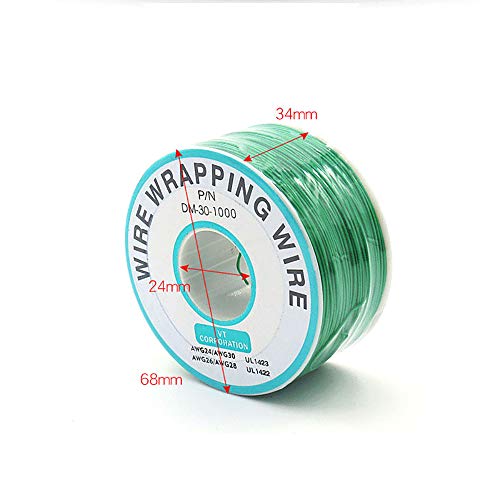 Zwart 30AWG 0,25mm Solid Wire Gekleurde elektrische draad Kabel Gauge Spool Hookup Wires Electronics Kit Stranded Tinned Koperen Draad DIY Flexibel en zacht