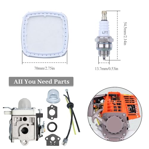 Carburetorkit met luchtfilter voor Echo PB-2520 bladblower vervangers A021004700 A021000722 A021000723