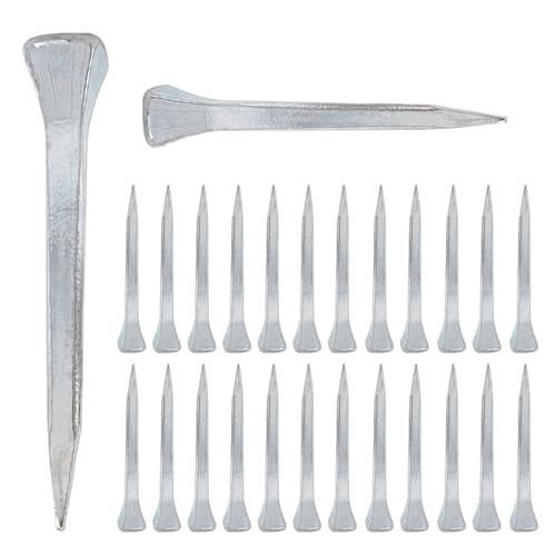 60 stuks Horse Horseshoe Nails, E2 (41mm) Paardenschoenen Paardengereedschap Accessoires voor Paardengereedschap, Paardenschoen Nagels voor Paardenrennen, Paarden, Paardensport