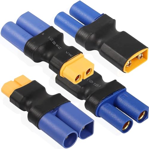 XT60 naar EC5 EC5 Adapter EC5 Plug naar XT60 Bushing en EC5 Bus naar XT60 Plug voor LiPo Battery Connection Adapter (4PCS)