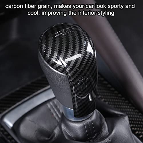 Gear Knob Carbon Fiber Cover zonder Kras, vervanging voor Mazda CX3 CX5 CX9 5