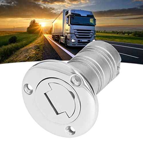 38mm Boat Deck Fuel Filler, Roestvrij staal Marine Gas Caps met Keyless Cap, Waterinjectiehaven voor boten Vrachtwagens Caravans Trailers(WATER) 5