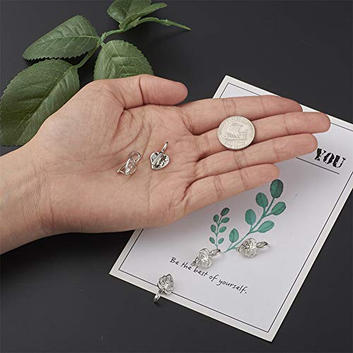 5st messing plaat ijs pick knijpen balken 18 x 11mm lockpinch clip connectoren voor sieraden maken 5