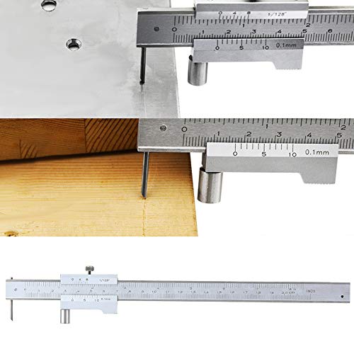 Meetschuif, 0~200mm RVS kaliber parallel schuif micrometer meetinstrument kaliber voor precisie metingen 5