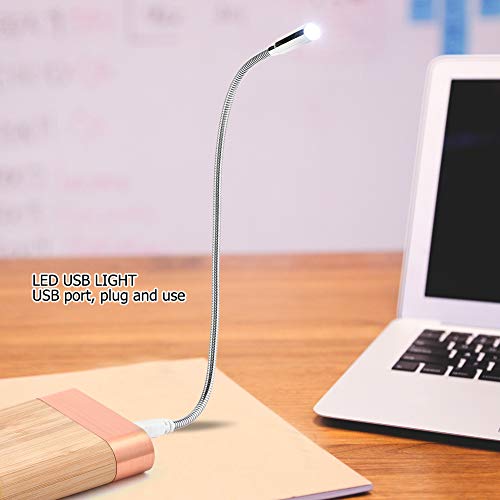 Flexibele USB LED-bol, USB-lezing Licht Portable Nachtlamp voor Laptop Computer Notebook PC, Compacte verlichting voor Bureau Reisbureau 5