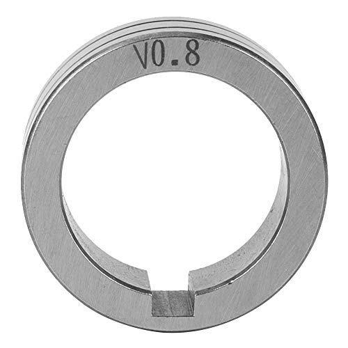 Lasmachine Wire Feeder Roller 30mm Steel Wire Feeder Roller 0,8/1,0/1,2 Wire Feeder Guide Wheel for Binzel (0.8mm)