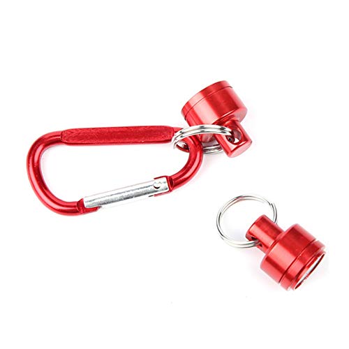 Magnetisch vissen Release Holder Fly Fishing Landing Net Release Clip Hangen Gesp voor Outdoor Fishing(Rood) 3
