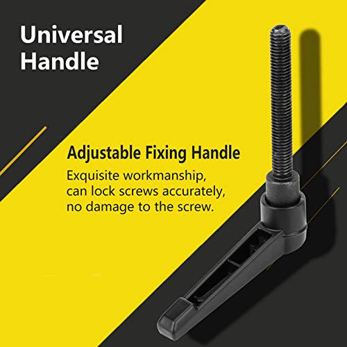 4PCS Verstelbare bevestigingshandvat metaal Machineknopen Verstelbare bevestigingshandgreep M6 Buitendraad:(20MM) 3