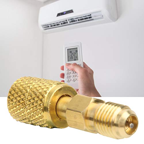 R410A A/C 1/4' Man SAE to 5/16' Vrouwelijke SAE Adapter, R410A HVAC Adapter voor Mini Split System Airconditioners R410A Vrouwelijke SAE(1/4SAE tot 5/16SAE) 3