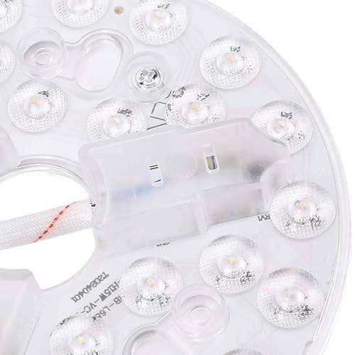 LED Plafond Ventilator Retrofit Panel Plafond Ventilator LED-Fan Light Replacement 5.3 Inch 15W 3CCT 3000K 4200K 6500K Dimbaar met geheugenfunctie voor 4