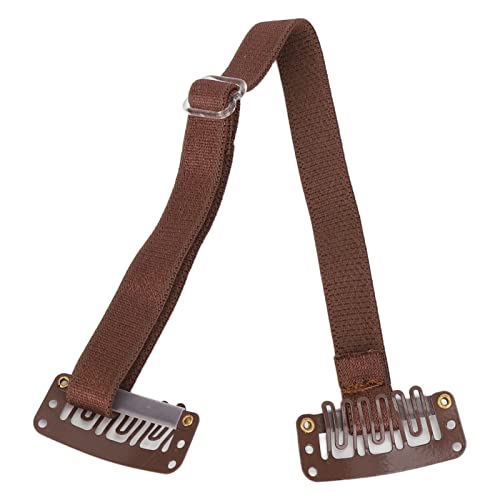 4PCS Gezicht Lift Band met haarclip, Gezicht Lift Tape Band Verstelbare Elastische Gezicht Lift Belt Eye Rimpel Verwijdering Belt Facelift Patch Bands voor Gezicht Lift (Brown) 5