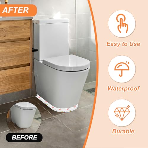 Afdichting Tape Zelfklevend PVC Toilet Sealing Strip Badkuip Sealing Strip Kleefband voor Badkamer Keuken Werkblad Fruit (3.8 cm x 1.5 m) 5