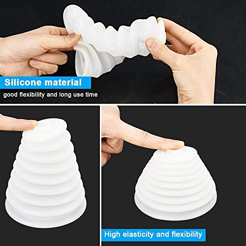 Boorstofvanger, Boor, Stof verzamelaar, Rubber Boorstofvanger, Plafond, Boorstofbescherming, Schaalbaar, Stofvrij, Boorwerk, Stofdicht, Stof verzamelaar voor Boorwerk, Elektriciteit 4