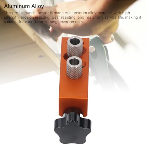 Aluminium Profielboormal met M6 Verzonken Stapbit Dubbele Perforatorzoeker voor 20 30 40-serie Profielen 3