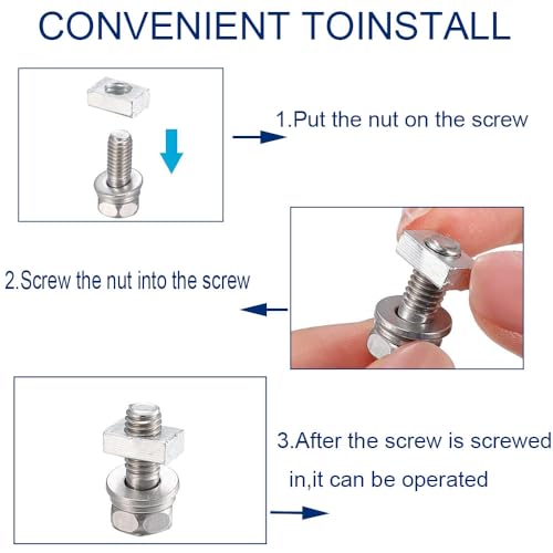 60 st M6 x 10 12 16 18 20 mm Bouten en Noten voor Motorfiets Batterij, Roestvrij stalen batterij Schroeven voor Scooter ATV 3
