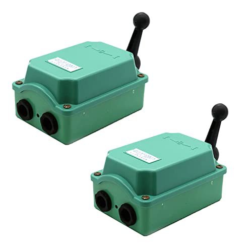 2PCS Drum Switch Q5-15 3 Positon Forward/Off/Reverse Motor Control 15A