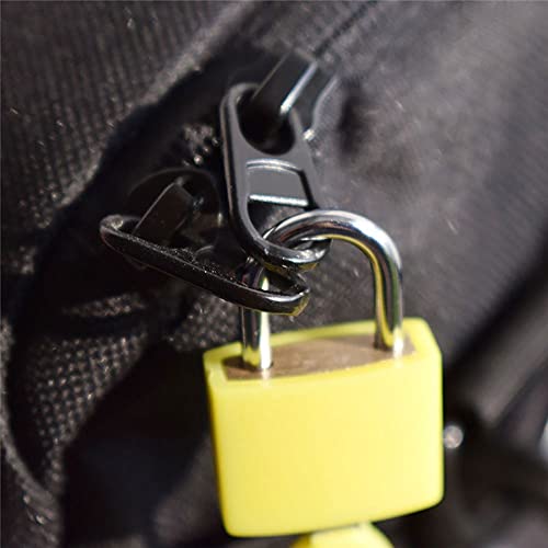 Multicolor kleine messing hangsloten Plastic hangslot met 2 sleutels voor gereedschapskist Bagage Journal (zwart) 3