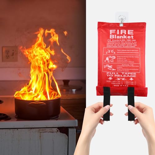 Vuurbestendige deken, Vuurdeken, Vuurdeken Vuur Deken voor Fat Burns (verpakking van 2) 4