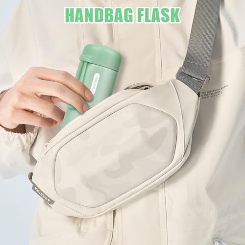 150ml Mini thermische flask, roestvrij staal geïsoleerde waterflessen, dubbele wand vacuüm kleine fles, lekvrije drank fles met handvat voor warme en koude dranken, koffie, sap - Groen 5