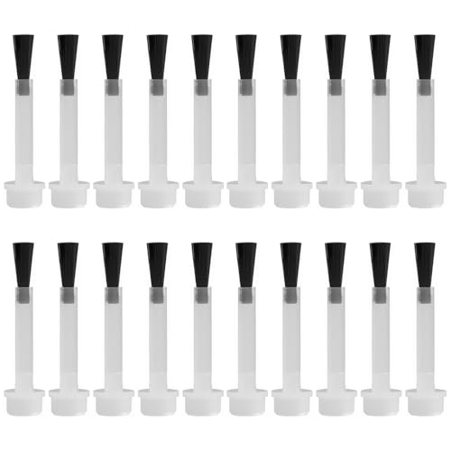 20 stuks Nagelborstel Vervanging - Vervanging Penselen voor Nagel Dipping Liquids, Dip Nail Polish, Dip Powder, Base Coat, Top Coat - essentieel voor perfecte Nail Art