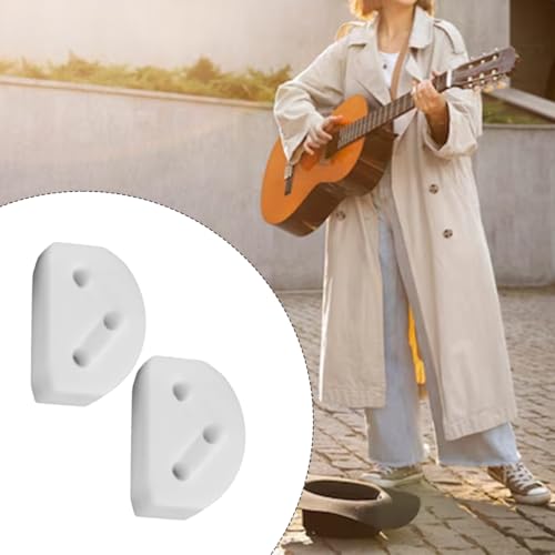 Zee 12 stuks klass NLke gitaarnaarhouder voor akoestische klass NLke nylonsnarige gitaar wit 5