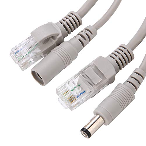 Kabelnetwerk en Macht voor Buitencamera's Ethernet CCTV-Kabel Plastic 5M 10M 15M 20M RJ45 Dc Ethernet CCTV-Kabel voor Ip Camera's Nvr Systeem 10Mbps100Mbps (15M) (20m) 5