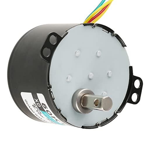 AC 220V motor synchroon versnellingsbak CW/CCW met koppel gereduceerd 5-50 rpm, 6-10W, synchrone motor voor miniatuur versnelling (30 bochten) 5