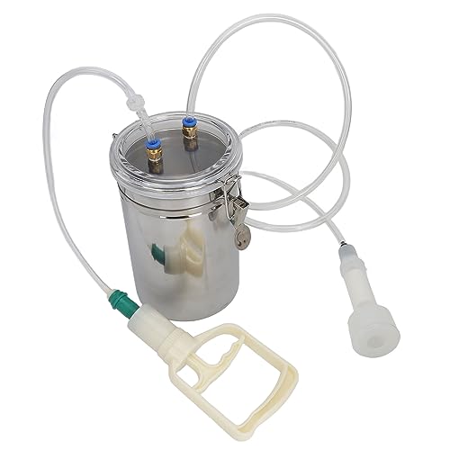 Geiten Melkmachine, handmatige melkmachine, Capaciteit 2 Liter, Rustbescherming, Makkelijk te bedienen, met transparante deksel, voor melk planten, Cadeau 5