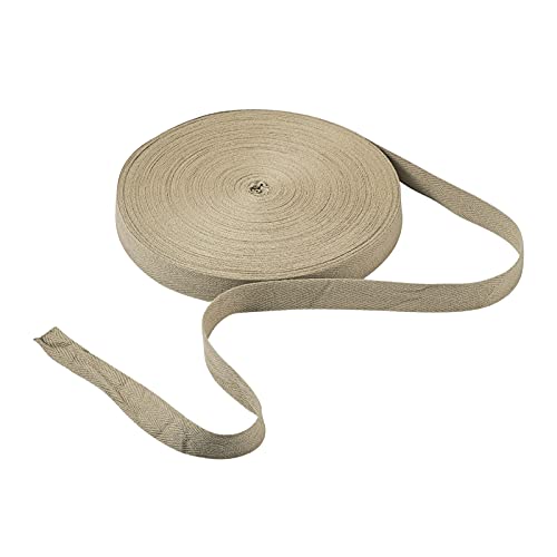 45 Meter 20mm 3/4" Katoen Bunting Tape Twill Tape Haringbone Libbons voor het naaien van dressmaking wijzigingen ambacht, Camel