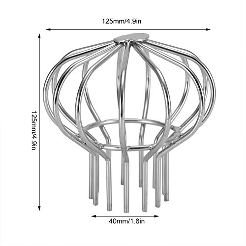 Gutter Ballon bescherming Filter Roestvrij stalen Gutter Guard Downpipe Outlet Blad Guard Floor Drain voor het dak, Balkon, Tuin (Buis 70)