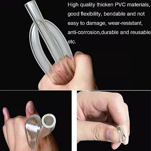 Heldere slang, 8mm ID x 12mm OD dikke PVC slang buis, Antivries flexibele waterpijp met 1 Piece Pijpsnijder (4m) 4