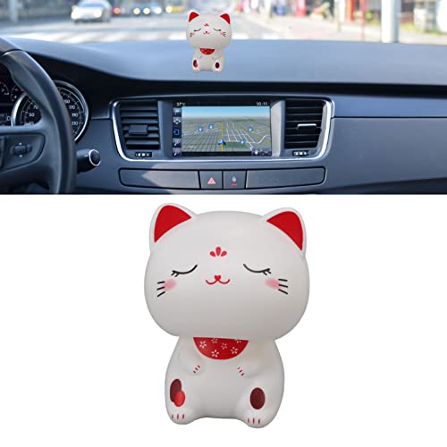 Fotosensitief standbeeld Lucky Cat Nodding Kat Chinees Lucky Cat Decoratie, Lucky Cat Japans Lucky Cat Car Bureau Decoratie (Type 2) 4