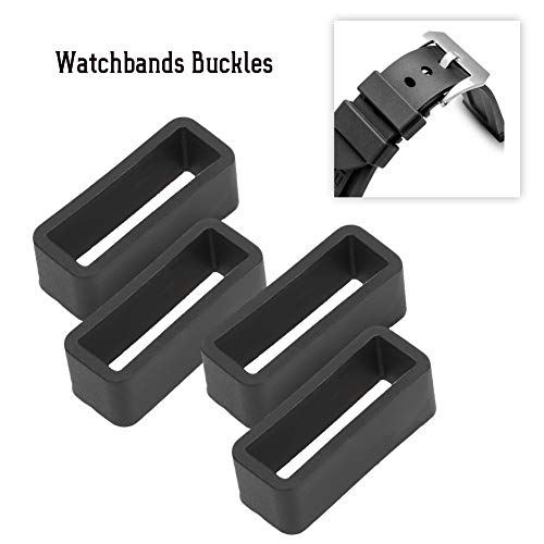 4 stuks vervangingen, siliconen horlogeband, veiligheidsgesp, polshorloge accessoires voor SWATCH[3], siliconen horlogeband, reservearmbanden, smartwatch accessoires 3